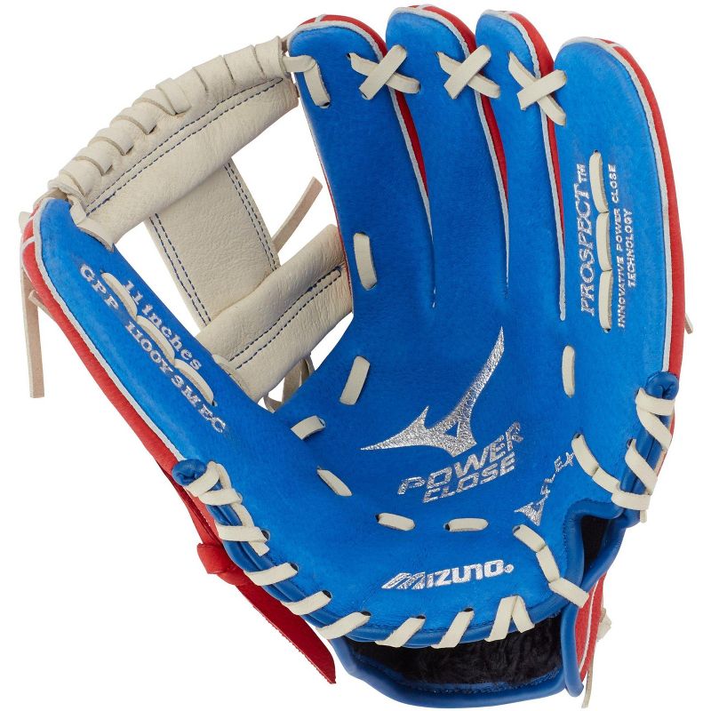 Mizuno Prospect Series Powerclose™ Youth Baseball Glove 11", 2 of 3