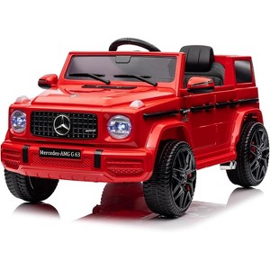 Electric Car for Kids Licensed Mercedes-Benz G63 12V Ride on Toy with Remote Control Kids’ Electric Vehicle with LED Light - 1 of 4