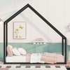 KIGFTSOD Twin Size Metal House Bed Kids Bed - 2 of 4