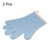 Unique Bargains Heat Resistant Kitchen Textiles Soft Lining Silicone Oven Mitts 2 Pcs - 3 of 4