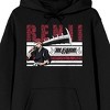 Bleach Classic Renji Abarai Men’s Black Graphic Hoodie - 2 of 3