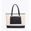 Modern Picnic - THE TOTE - BLACK CANVAS - 3 of 4