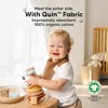 8pk Organic Quin Bandana Bibs, Baby Bibs for Drooling and Teething, Cotton Drool Bibs for Baby Girl, Baby Boy - 2 of 4