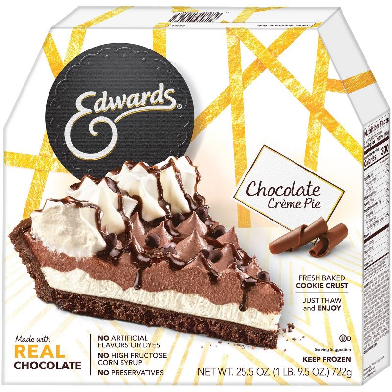 Edwards Frozen Chocolate Creme Pie - 25.5oz, 5 of 12