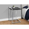FONTOI C-shaped End Table, Side Table for Living Room Bedroom, Black&Dark Gray, 16"*26.5"*18.25" - 4 of 4