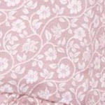 white floral on mauve