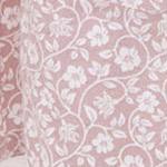 white floral on mauve