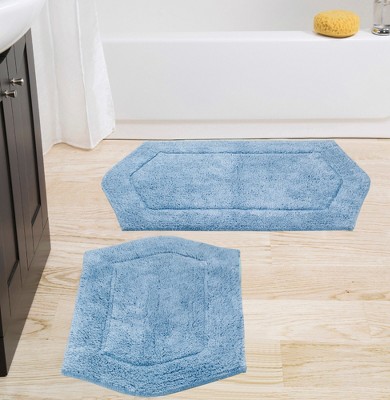 Waterford Collection Cotton Tufted Set of 2 Bath Rug Set - Home Weavers