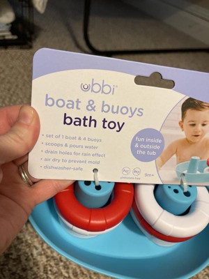 Ubbi boat and buoys bath toy – ubbiworld