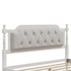 CAVINAS Traditional Style Solid Wood Bed Frame with Upholstered Tufted Headboard, Full Size Bed Frame, No Box Spring - 3 of 4