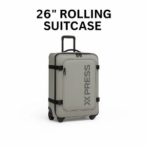 NEW YORK XPRESS TA-069 Waterproof Expandable, Soft Shell Suitcase (17", 20", 26", 30") - 1 of 4