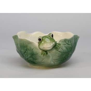Kevins Gift Shoppe Frog in Lily Pad Candy Bowl