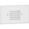 Progress Lighting, Louvered Collection, 1 Light, LED Step Light, Brushed Nickel, No Shade, Material: Steel, Finish Color: Satin White - 2 of 4