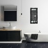 Stupell Industries Whimsical Bathroom Rules Sign Floating Frame Canvas Art, Black, 15" x 31" - 3 of 4