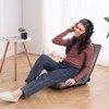 VEVOR Floor Chair, 6-Position Adjustable Meditation Chair with Back Support, Folding Sofa Chair, Floor Seat Lounge Sofa Chair for All Age, Gray - 2 of 4