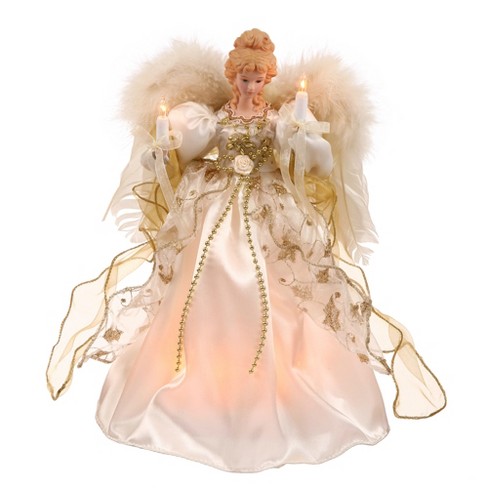 Vickerman Angel Lighted Tree Topper Fiber Optic : Target