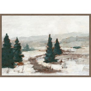 Amanti Art Melting Snow I by Ethan Harper Canvas Wall Art Print Framed - 1 of 4