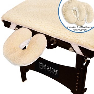 Master Massage Ultra Fleece Massage Table Pad Set - 1 of 4
