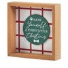 The Lakeside Collection Windowpane Pet Signs - Furry Little Christmas - 3 of 4