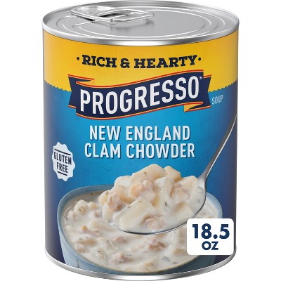 Progresso Gluten Free Rich & Hearty New England Clam Chowder - 18.5oz