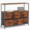 NicBex 2-Drawer Dresser with Fabric Drawers Modern Industrial Closet Storage with Metal Handles and Wooden Top for Bedroom, Living Room, Office - 2 of 4