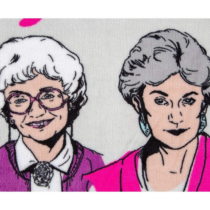 Silver Buffalo The Golden Girls "Live Like" Micro Plush Throw Blanket | 45 x 60 Inches, 2 of 7