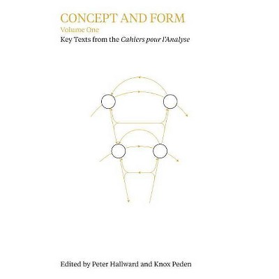 Concept and Form, Volume 1 - by  Peter Hallward & Knox Peden (Paperback)