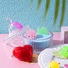 Joyfy 28 Packs Mochi Squishy Toys with Cards and Glitter Hearts | Kawaii Valentine's Gift Exchange Supplies - 2 of 4