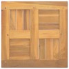 vidaXL Square Table Top 15.7"x15.7"x1" Solid Wood Teak - 2 of 4