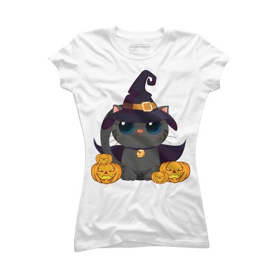 Junior's Design by Humans Halloween Pregnancy Shirt Mom to Be Something Is Brewing by VitMon T-Shirt - Black - Small