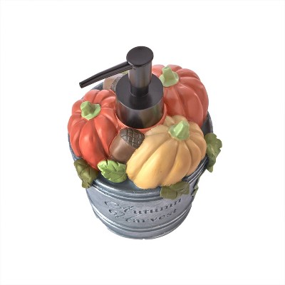 Autumn Harvest Lotion/Soap Dispenser Gray - SKL Home