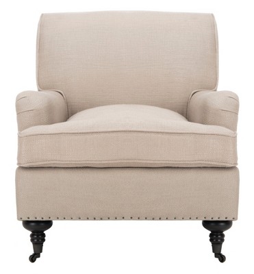 Antique Gold Contemporary Wood Accent Arm Chair