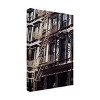 Canvas Wall Art - Rikard Martin  'New York City Fire Escapes 03' Wall Art for Living Room, Bedroom, or Office Décor by Trademark Fine Art - 2 of 4