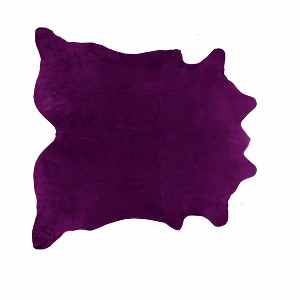 6' X 7'  Cowhide Hand Knotted Area Rug - 1 of 4