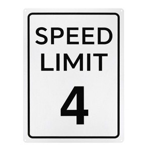 Unique Bargains Aluminum Weather Resistant Waterproof Rust Free Traffic Sign 1 Pc - 1 of 4