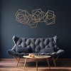 Cheung's Astraga Multi Pentagon Metal Wall Art - Bronze 6092BZ - 4 of 4