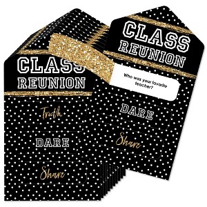 Big Dot of Happiness Reunited - School Class Reunion Party Game Pickle Cards - Truth, Dare, Share Pull Tabs - Set of 12 - 1 of 4