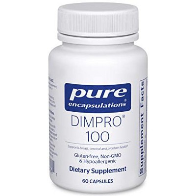 Pure Encapsulations DIMPRO 100 - Diindolylmethane Supplement - For Breast, Cervical & Prostate Health - Gluten Free & Vegan
