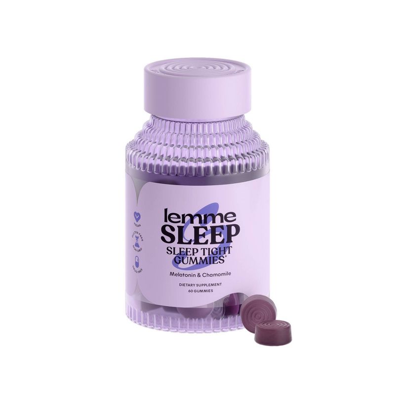 Lemme Sleep Vitamin Vegan Gummies - 60ct, 1 of 8