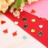 Unique Bargains Metal Bulk Elegant DIY Crafts Jewelry Making Heart Pendant 50 Pcs - 4 of 4