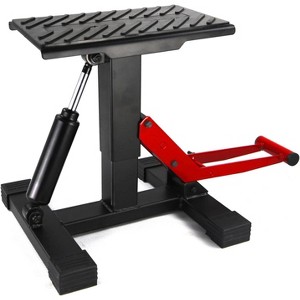440 LBS Dirt Bike Lift Stand Hydraulic Lift Jack Motorcycle Hoist Table 10"-18" Adjustable - 1 of 4