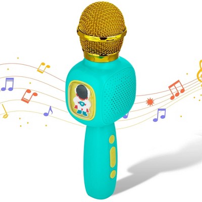 Wireless Karaoke Microphone - Superior Sound, Bluetooth, Rechargeable-Blue