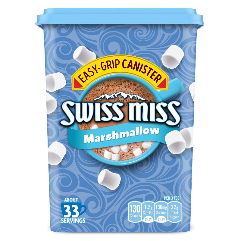 Swiss Miss Marshmallow Hot Cocoa Mix Canister - 37.18oz, 1 of 9