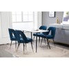 FONTOI 2 PCS Upholstered Dining Chair with Nailheads and Gold Tipped - 4 of 4