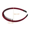 Unique Bargains Women's Non-Slip Teeth Comb Headbands Multicolored 4Pcs - 4 of 4