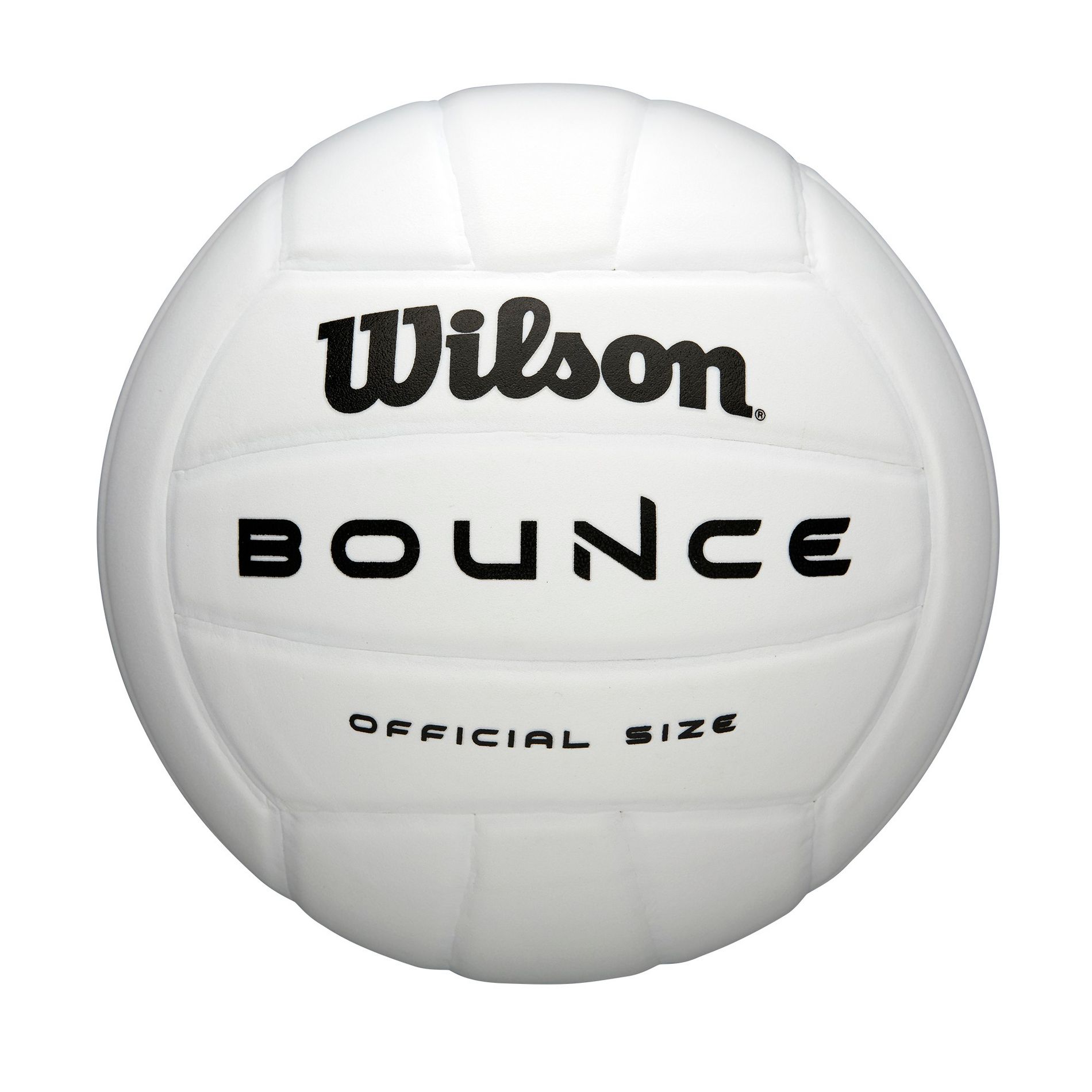 Wilson Bounce Indoor Volleyball: Rubber Shell, Butyl Bladder