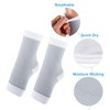 Unique Bargains Pair Ankle Compression Sleeve Socks Foot Ankle Brace for Men Women Achilles Tendon - 3 of 4