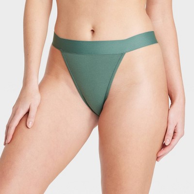 Auden panties set of 2 ladies hipster lace light green size XL