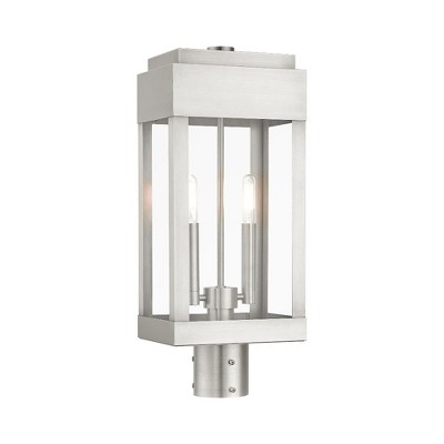 Livex Lighting York 2 - Light Post Light in  Brushed Nickel