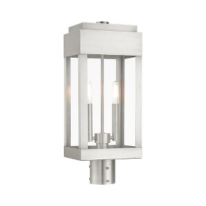 Livex Lighting York 2 - Light Post Light in  Brushed Nickel - 1 of 2